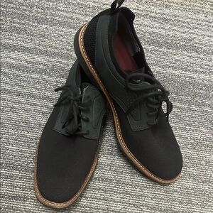 Mark Nason Black Oxfords Sleek Minimalist Design size 10.5